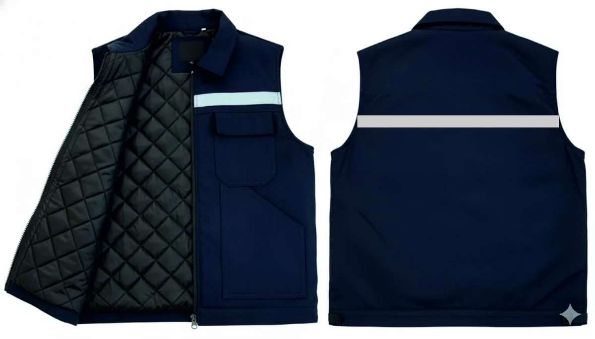 Gabardin Yelekler Model 1 — İlke Tekstil Denizli toptan üretici