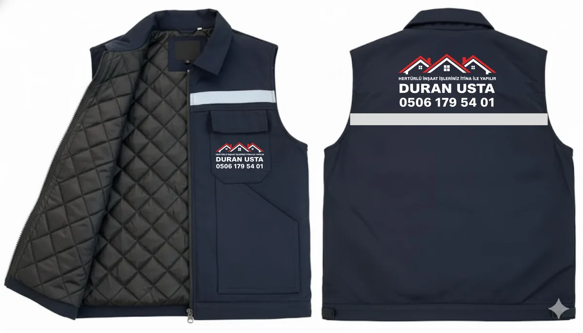 Gabardin Yelekler Model 20 — İlke Tekstil Denizli toptan üretici