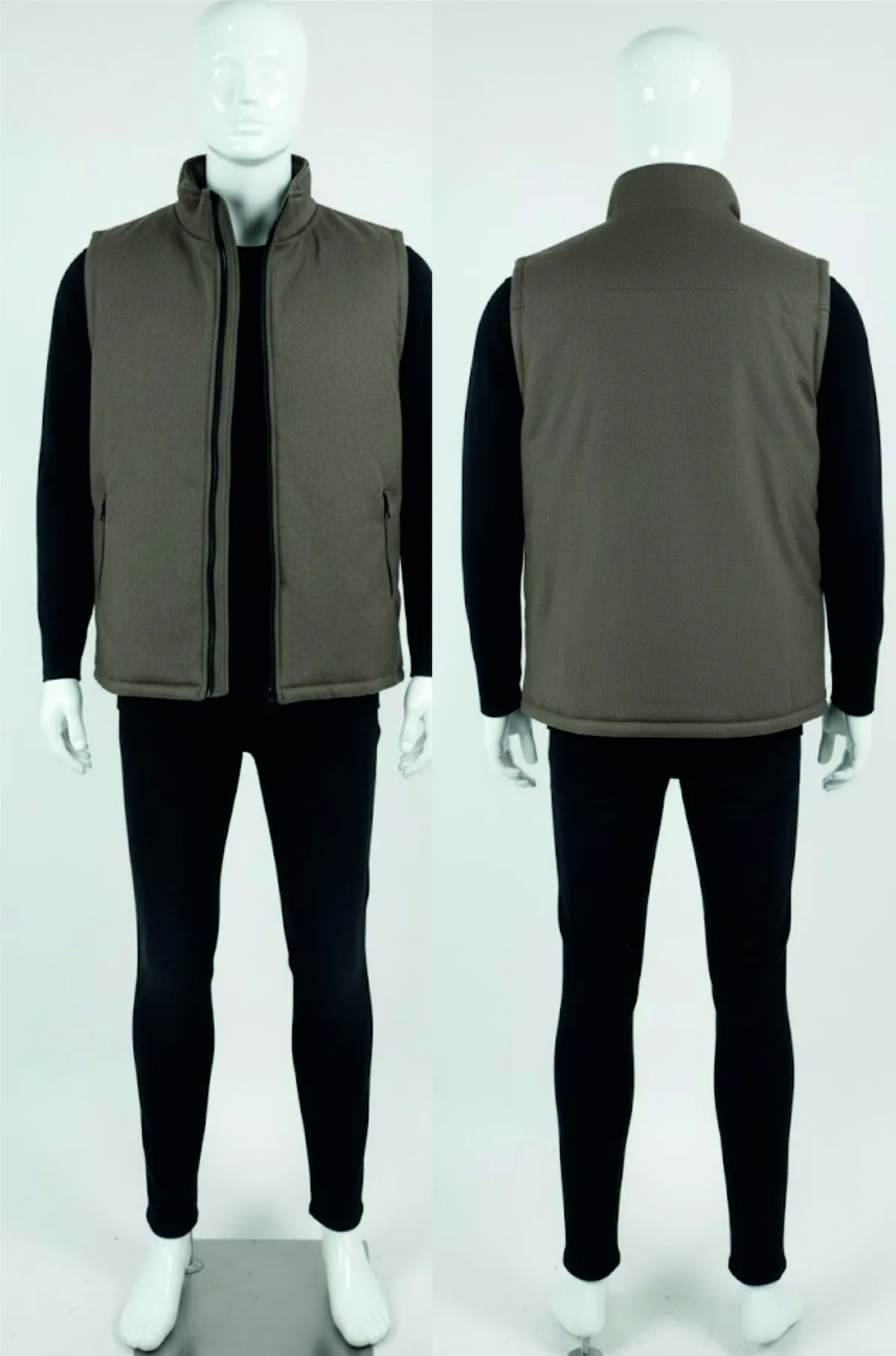 Gabardin Yelekler Model 27 — İlke Tekstil Denizli toptan üretici