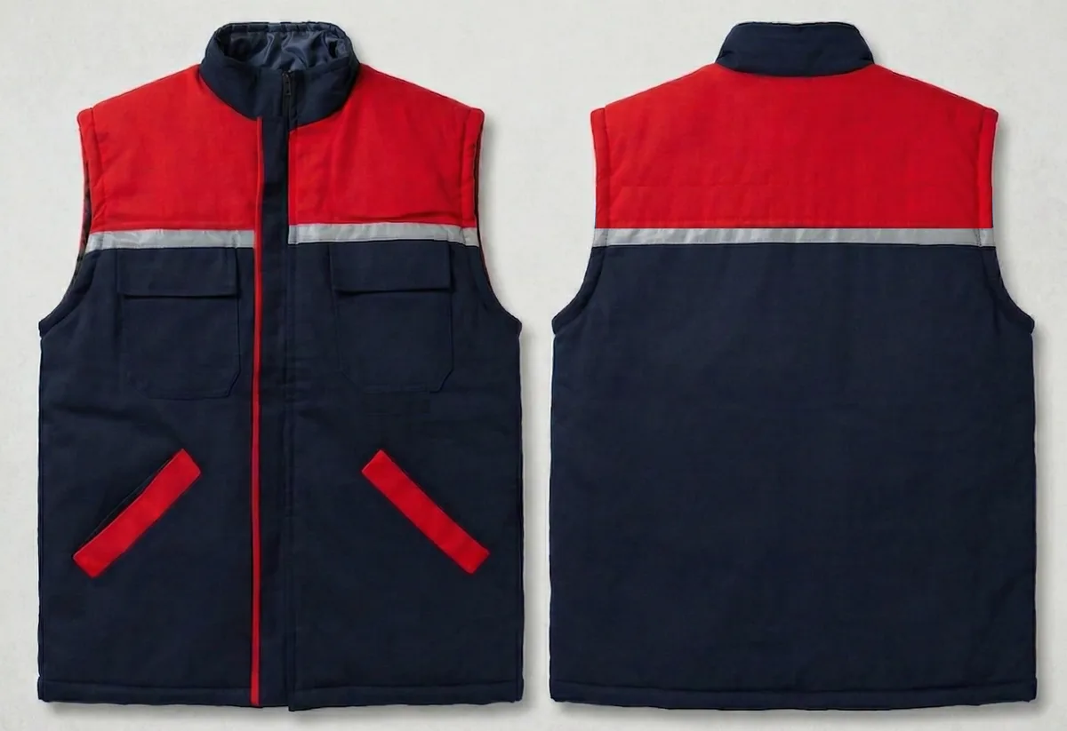 Reflektörlü Anorak Yelek — kış sahası görünürlük