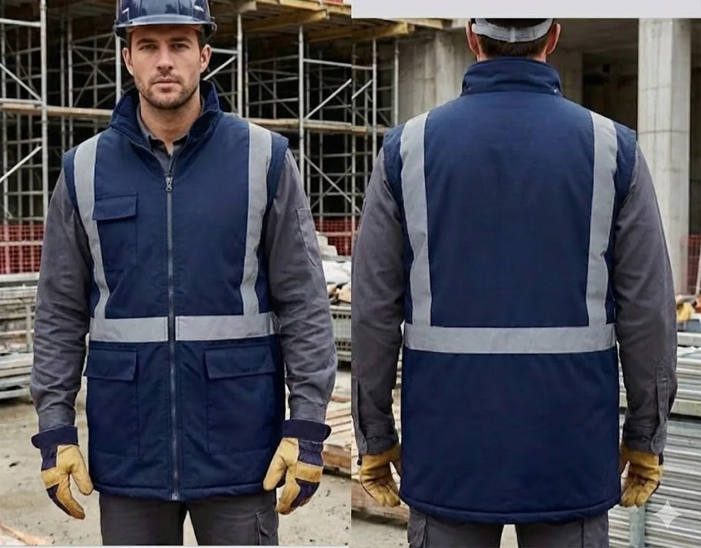 İş Yelekleri Model 124 — İlke Tekstil Denizli toptan üretici