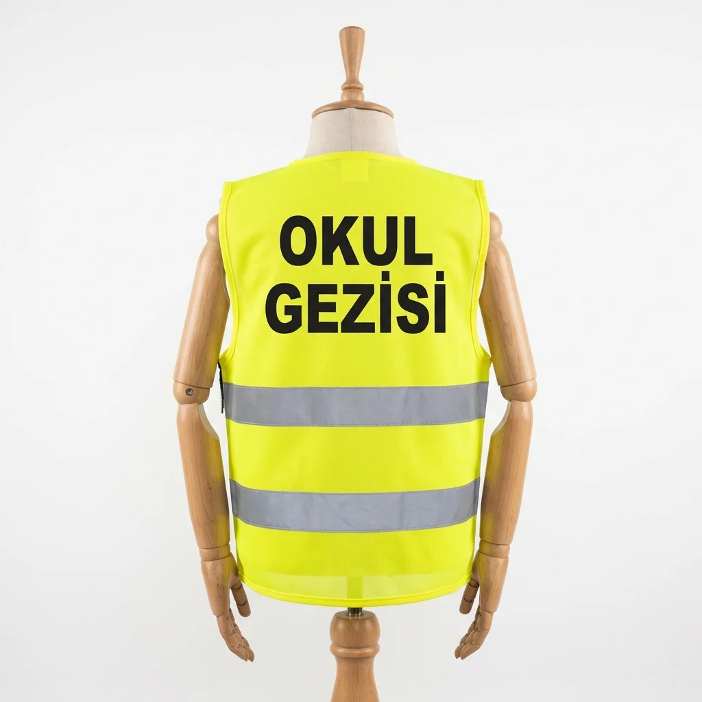 Ä°zmir Okul Logosu SÄ±rt BaskÄ±lÄ± Ã‡ocuk YeleÄŸi â€” IsÄ± Transfer BaskÄ± Toptan